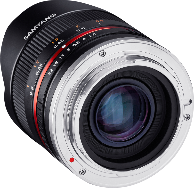 Samyang 8mm f2.8 Aspherical IF MC Fisheye CS II Lens - Black Fujifilm X mount Fit