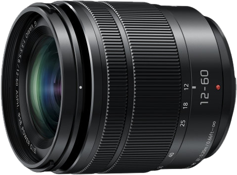 Panasonic Zoom Lumix G Vario 12-60mm f3.5-5.6 ASPH Power O.I.S. Lens H-FS12060E