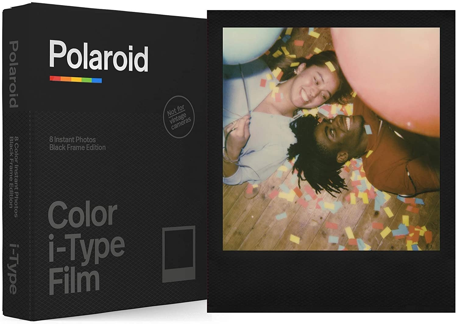 Product Image of Polaroid Instant Colour Film for I-Type cameras - Black Frame Edition (6019) 8 exp