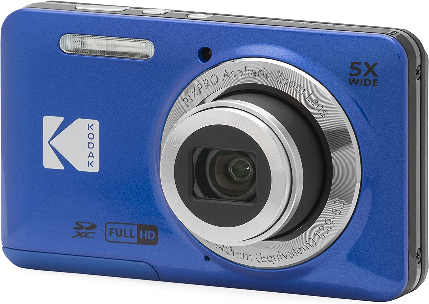 Product Image of Kodak PIXPRO FZ55 16MP 5x Zoom Compact Camera - BLUE