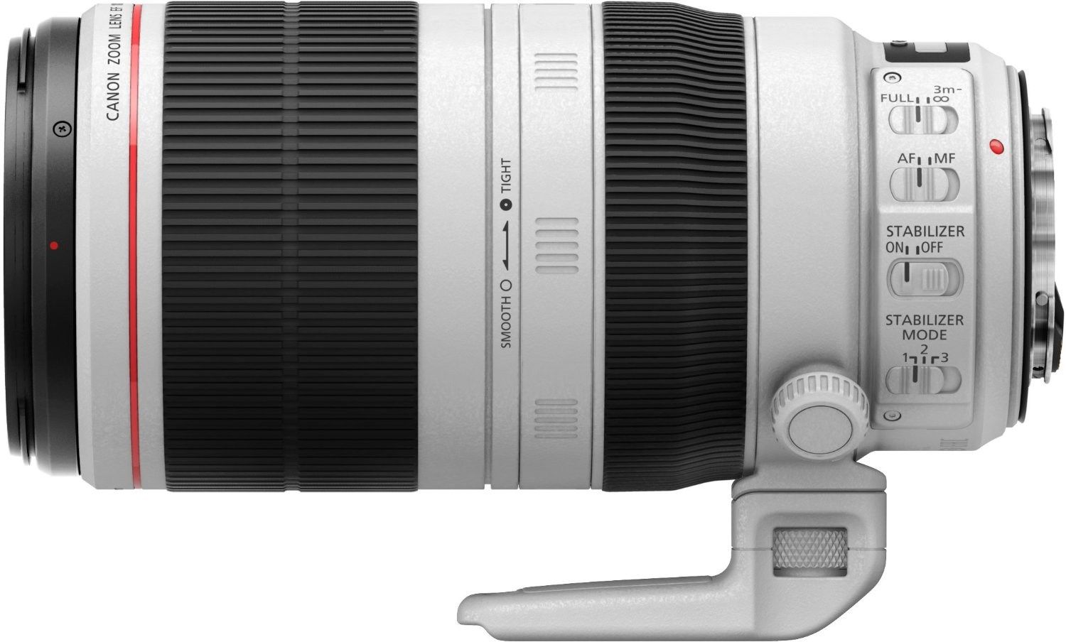 Canon EF 100-400mm f4.5-5.6 L IS II USM Lens - Product Photo 4 - Side View
