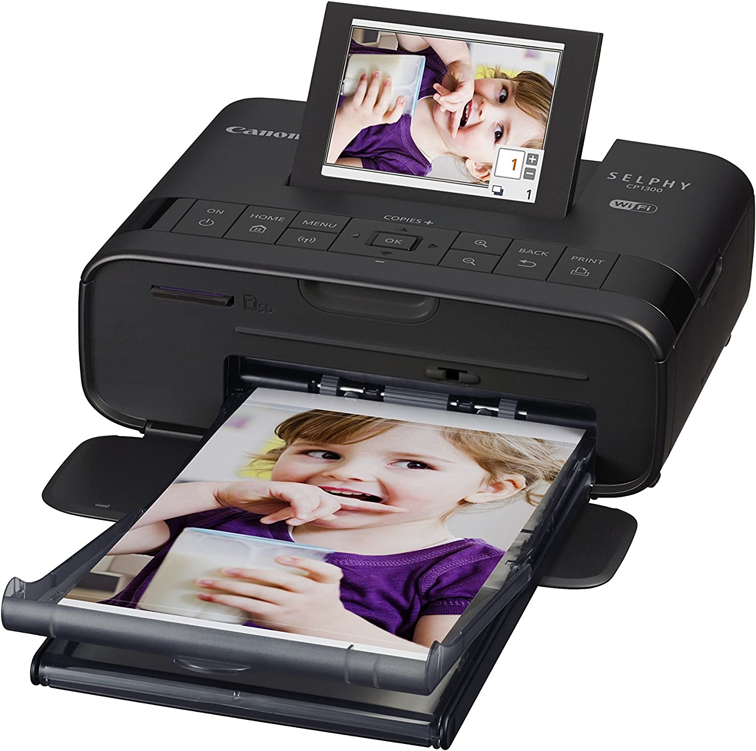 Product Image of Canon SELPHY CP1300 Compact Photo Printer - Black