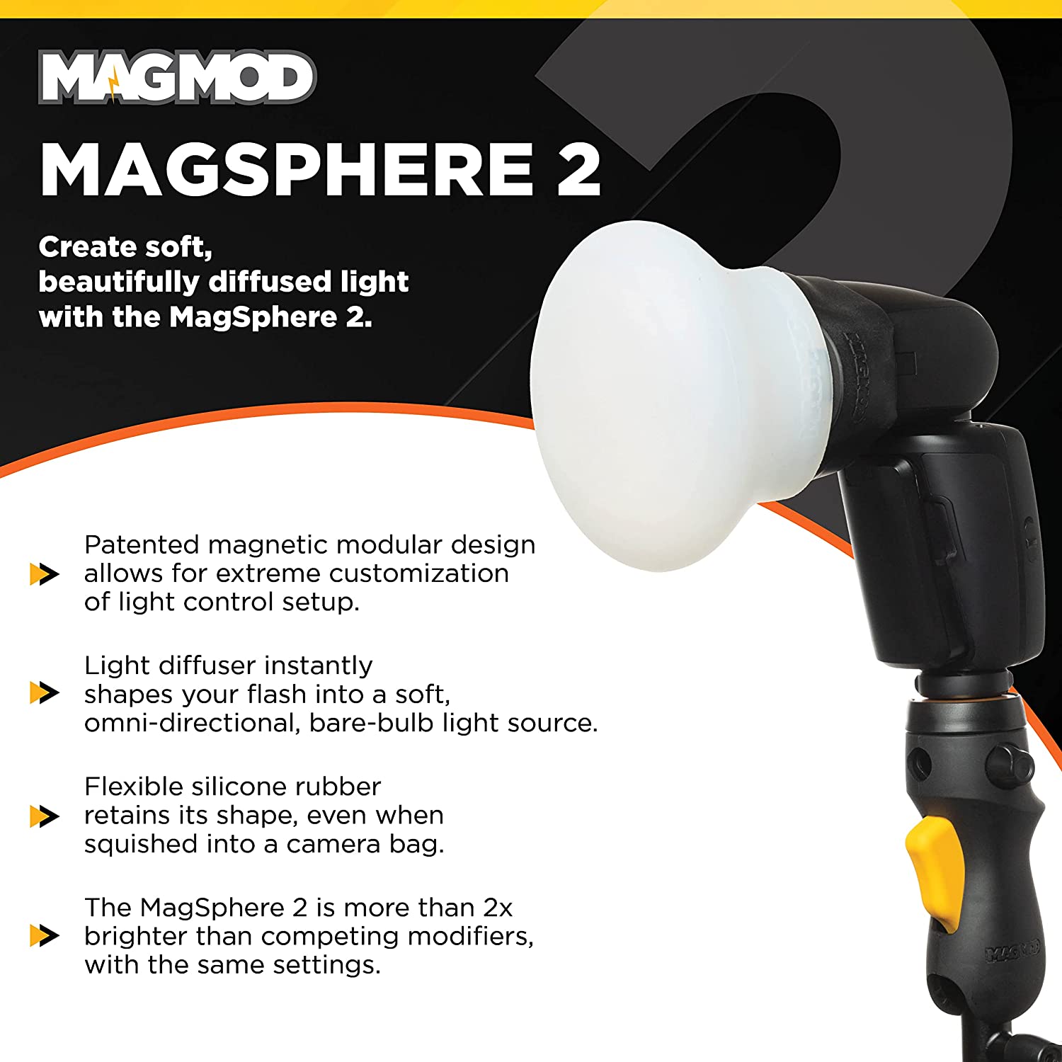 Magmod MagSphere 2 - Soft, Omni-Directional Diffuser
