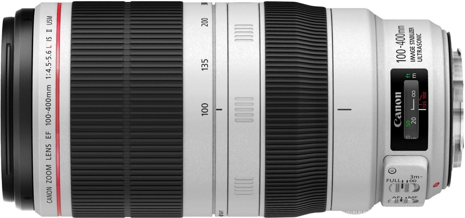 Canon EF 100-400mm f4.5-5.6 L IS II USM Lens - Product Photo 3 - Close Up Top Down View