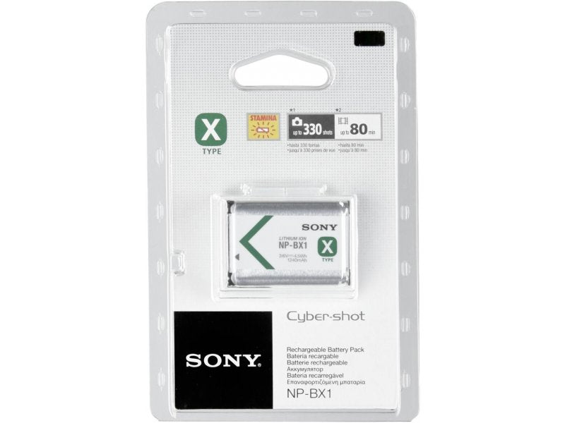 Sony NP-BX1 Rechargeable Camera Battery for RX100 RX1 ZV-1 HX400 HX90 - Product Photo 6 - Packaging view of the battery unit