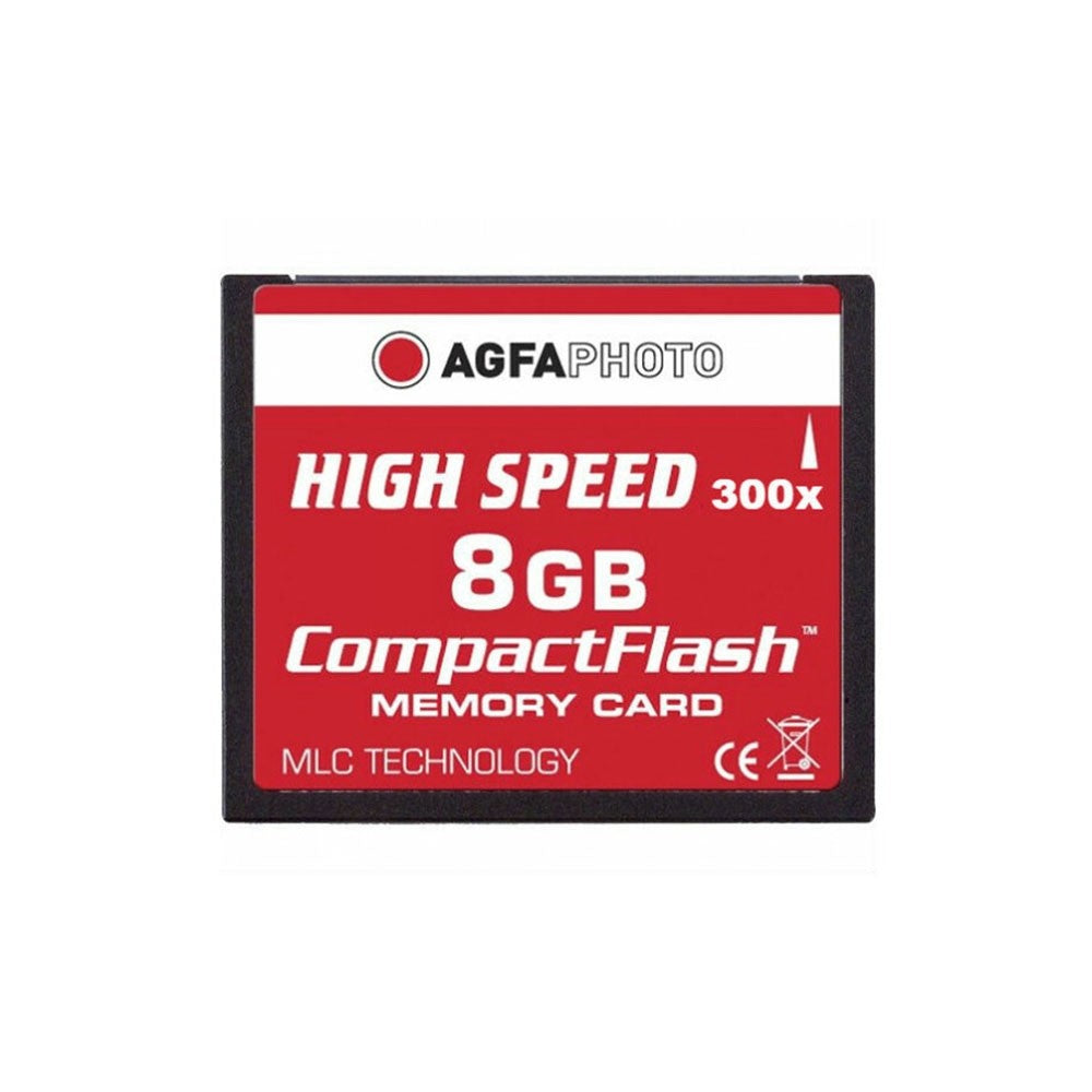 Product Image of AgfaPhoto Compact Flash 8GB High Speed 233x Memory Card