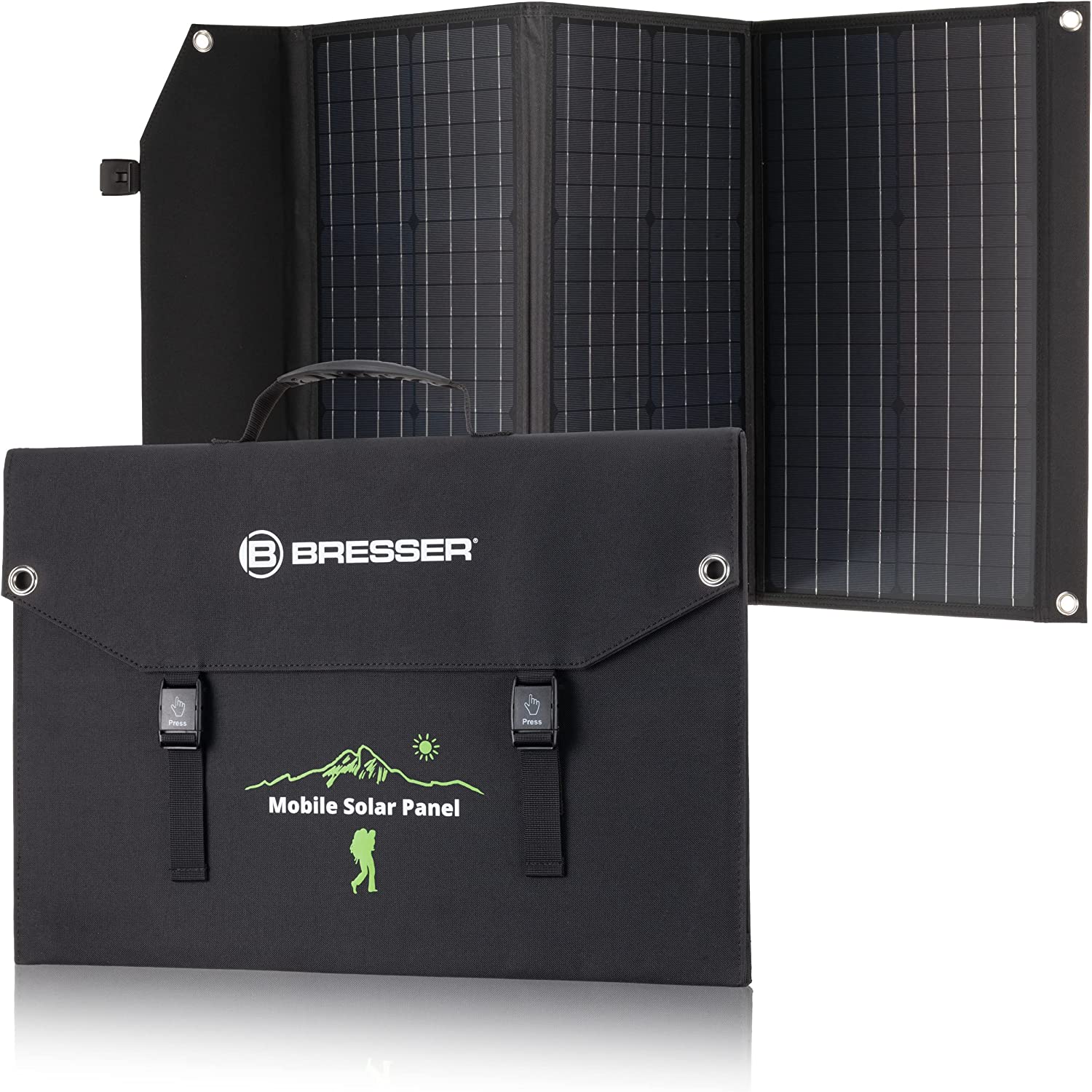 Product Image of BRESSER Mobile Solar Charger 90 Watt with USB and DC output