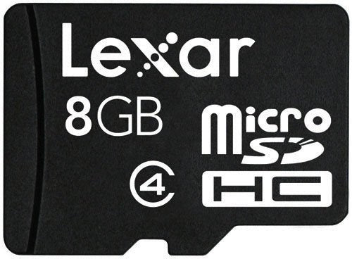 Product Image of Lexar 8GB Micro SD memory card without Adaptor - Class 4