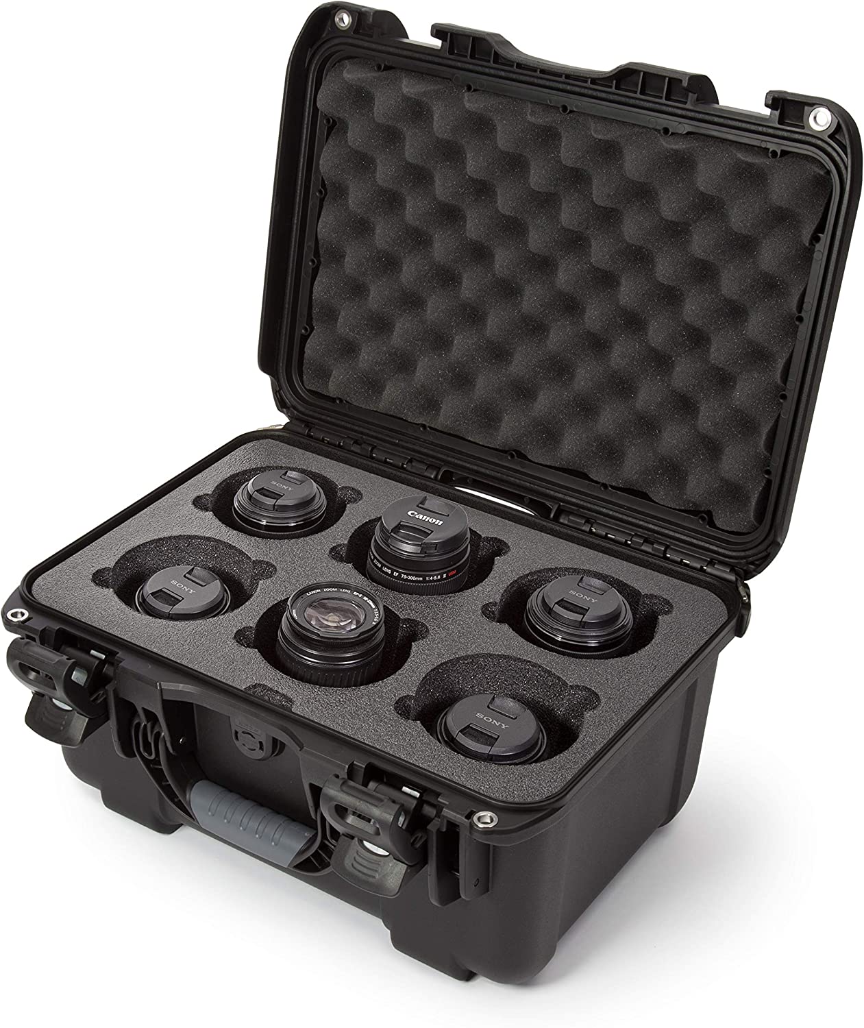 NANUK™ Protective Case 918 w/Custom Foam - Black (for 6-Up Lenses)