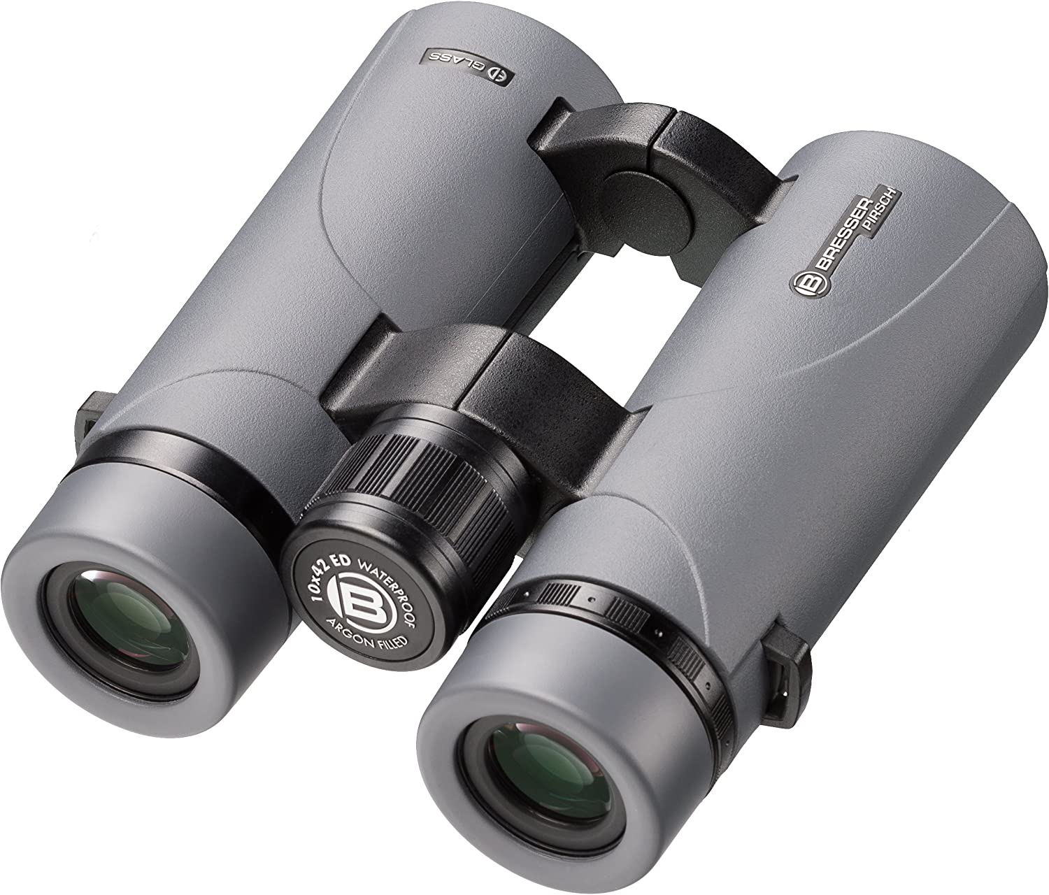 Bresser Pirsch ED 8x42 Binoculars Phase Coated: Grey