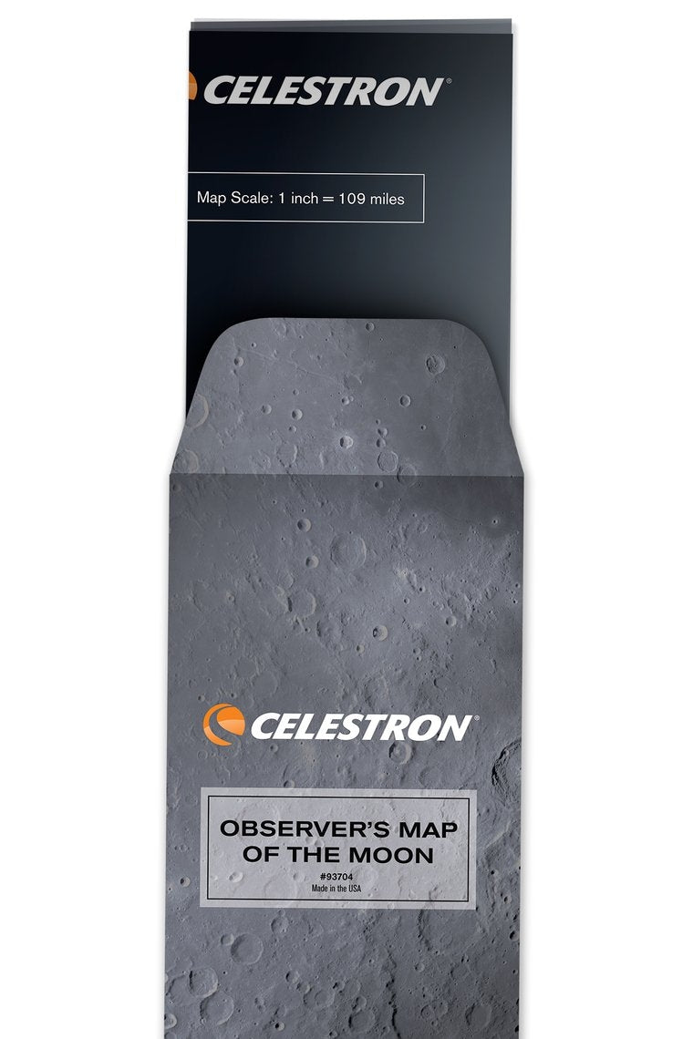 Observer Moon Map Celestron Observer's Map of the Moon