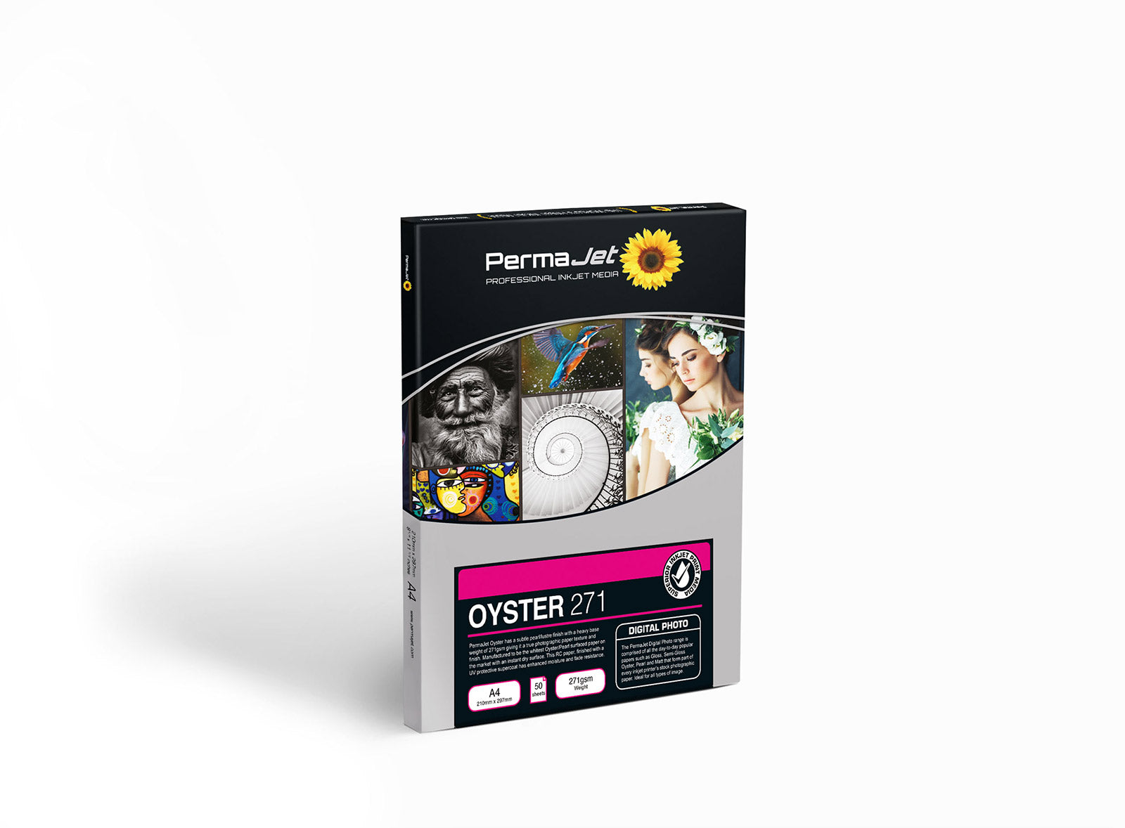 Product Image of PermaJet Oyster 271gsm inkjet A4 photo paper - 50 sheets APJ50914