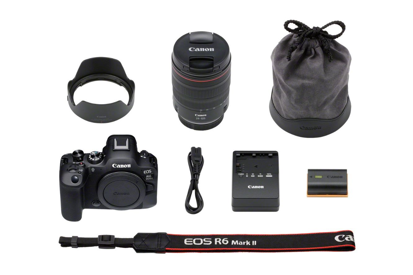 Canon EOS R6 Mark II & RF 24-105mm F4L IS USM Lens kit