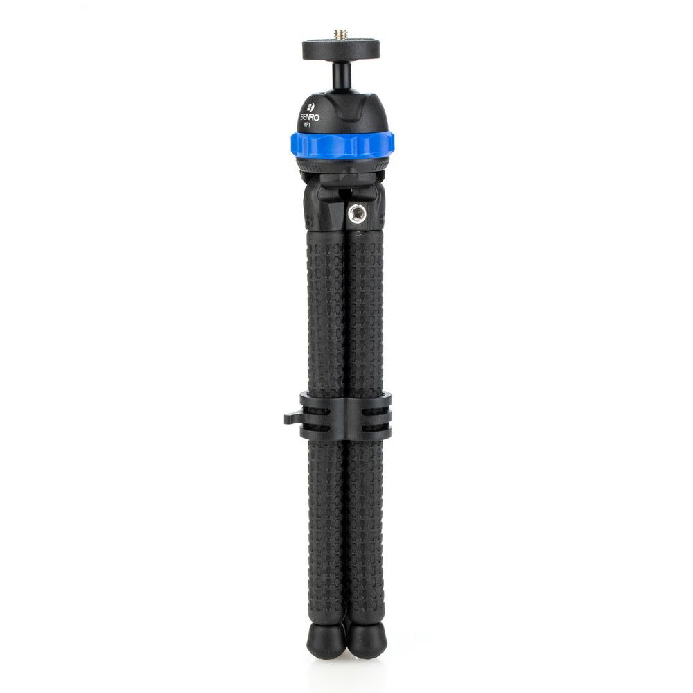 Product Image of Benro KH26P Video Tripod with Head, 5kg Payload, Continuous Pan Drag, Anti-Rotation Camera Plate