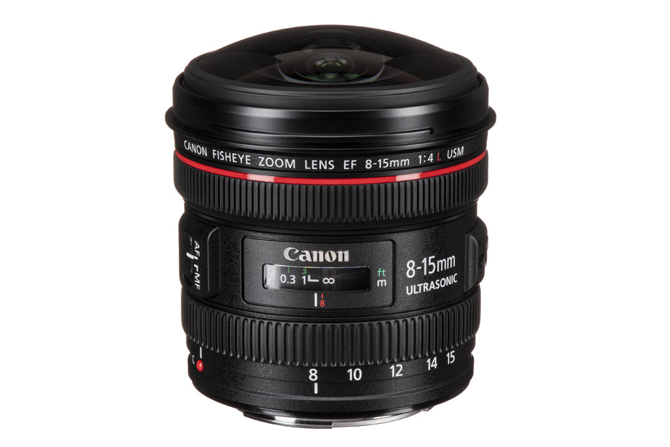 Canon EF 8-15mm f4 L Fisheye USM Lens - Product Photo 5 - Alternative stand up view