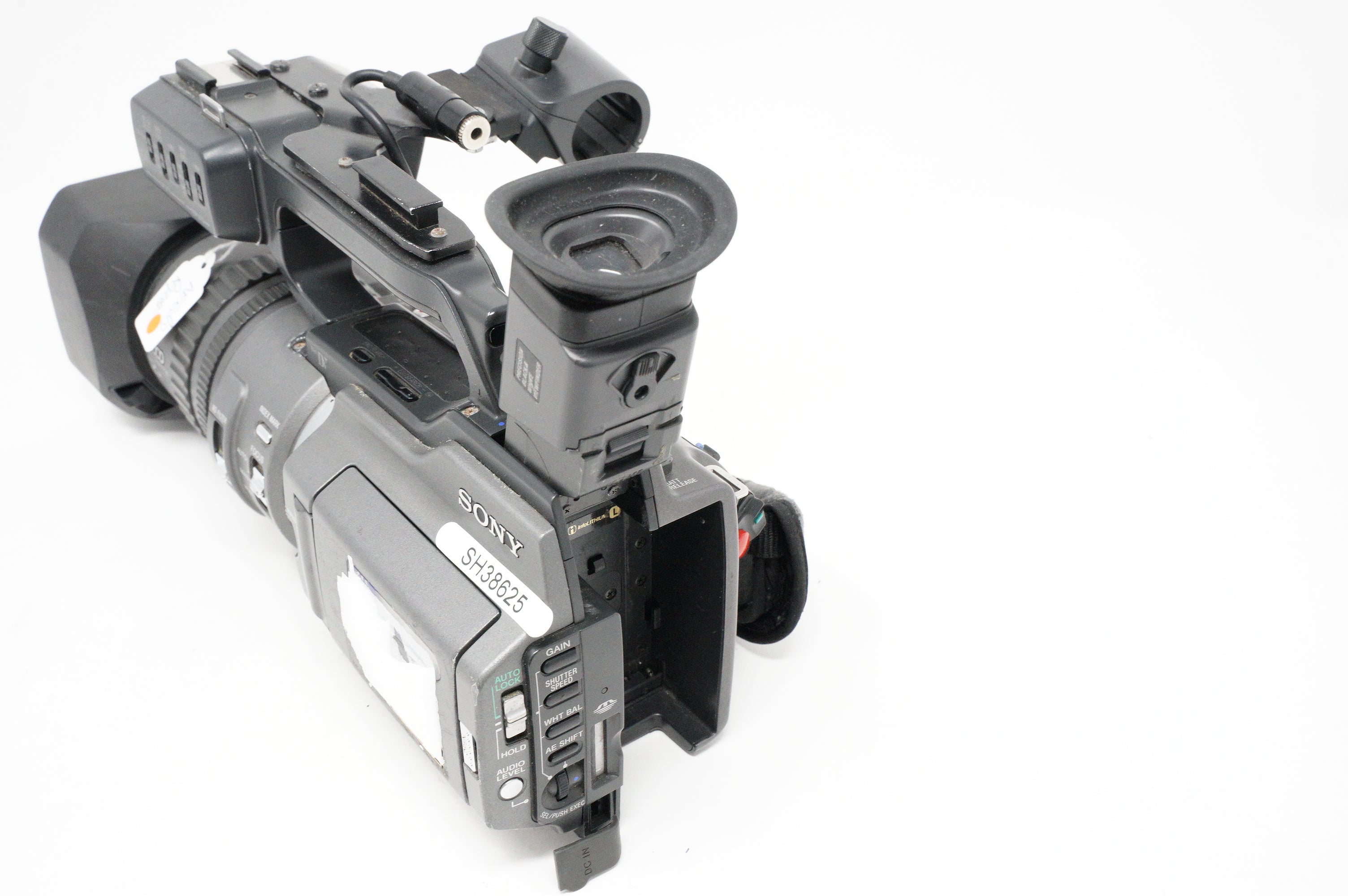 Used Sony DSR-PD150P camcorder + charger (Needs repair)(SH38625)