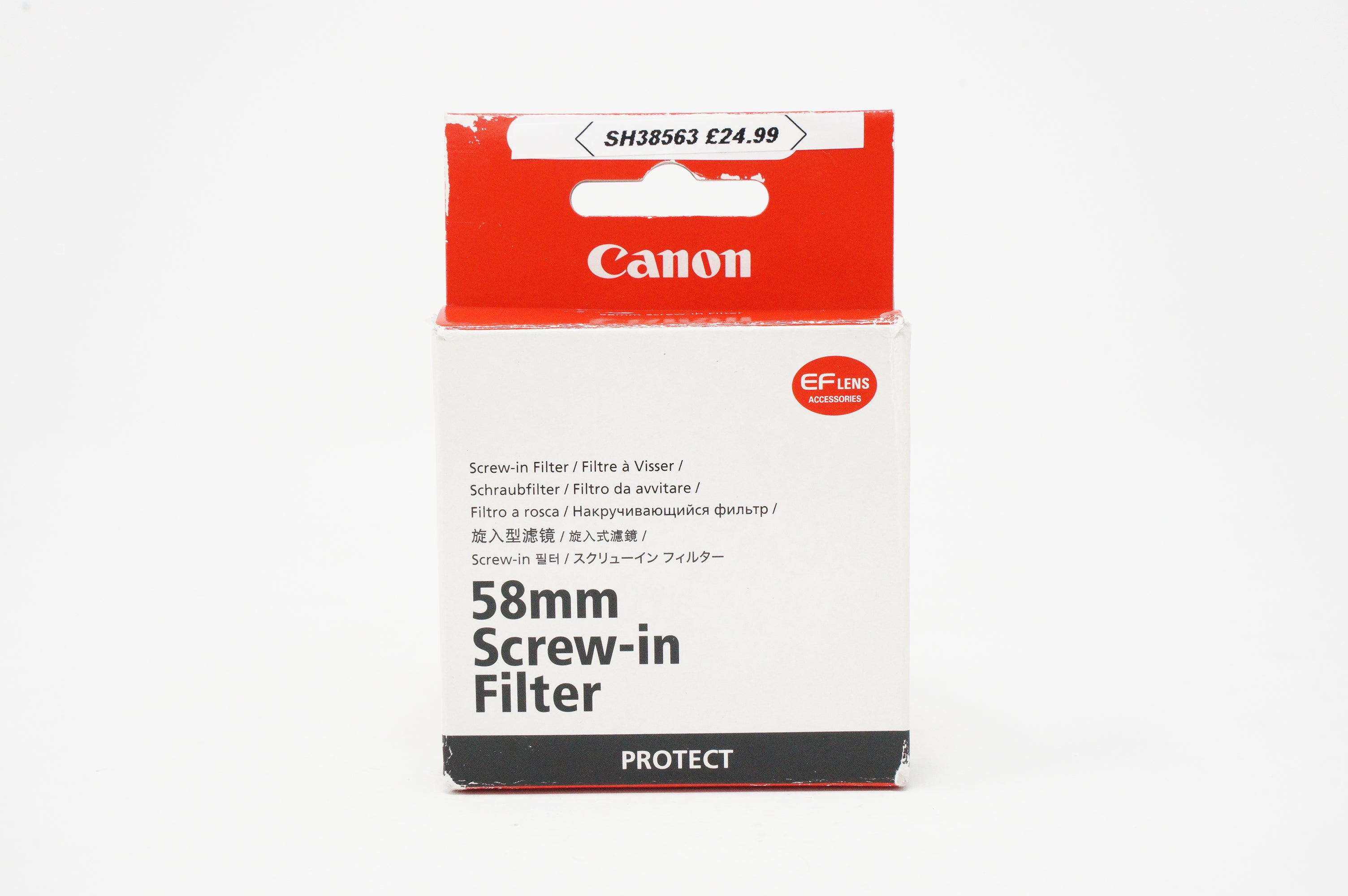 Product Image of Used Canon 58mm Protection filter (Boxed SH38563)