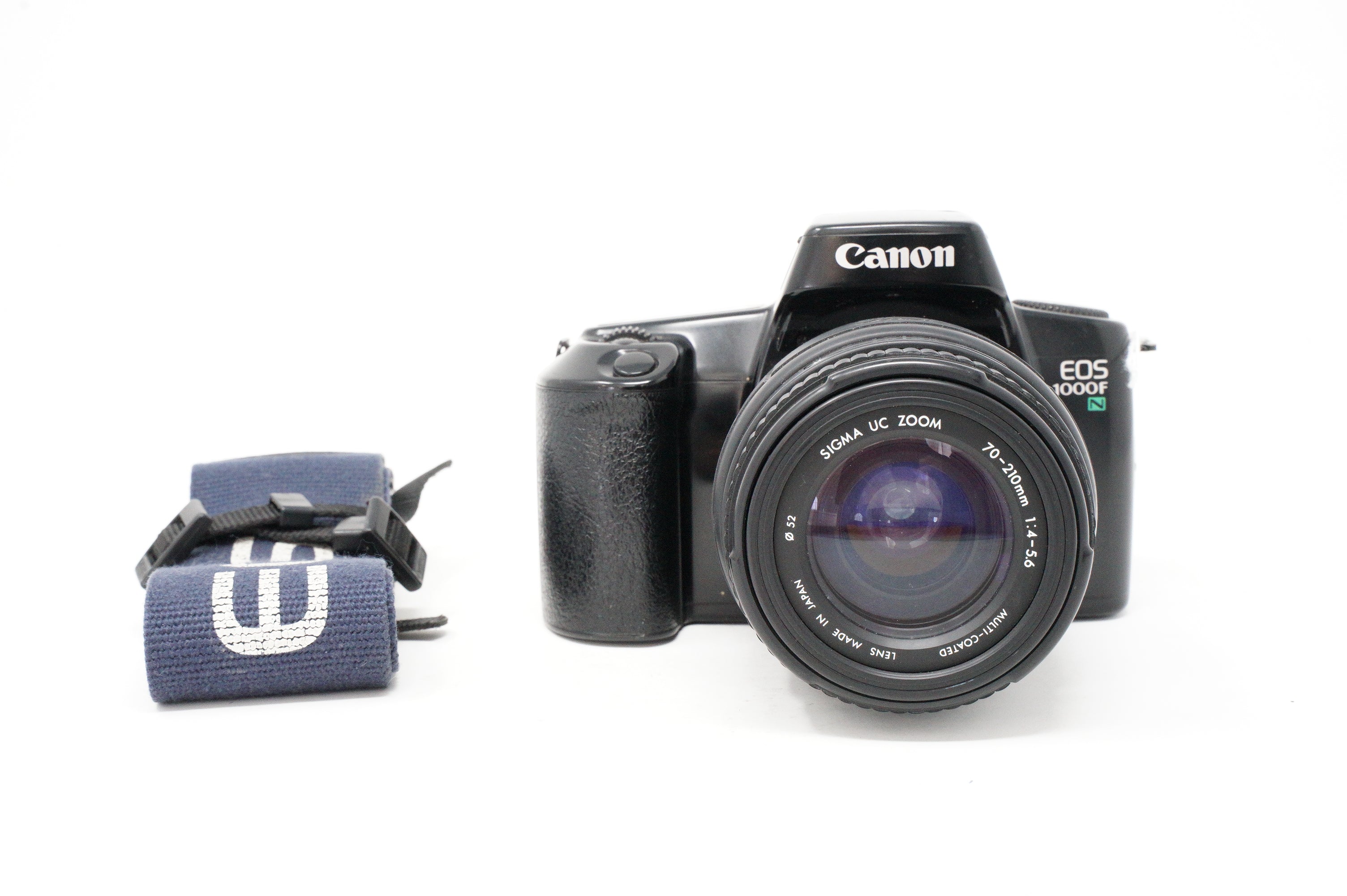 Canon EOS 1000FN film camera with Sigma 70-210 zoom lens (SH38788) - Product Photo 1