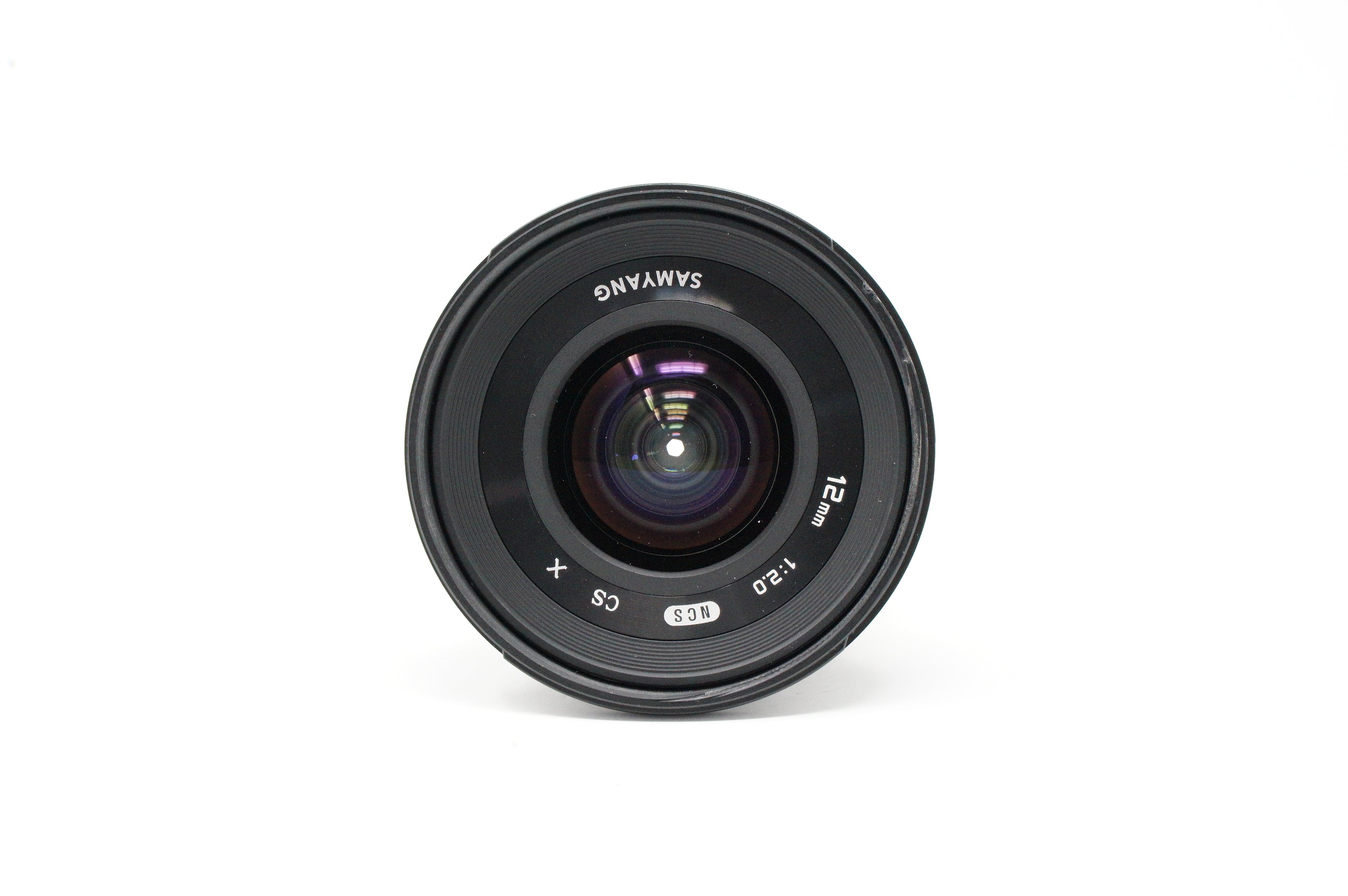 Used Samyang 12mm f2 NCS CS, Fuji X mount Lens, boxed (SH37562)
