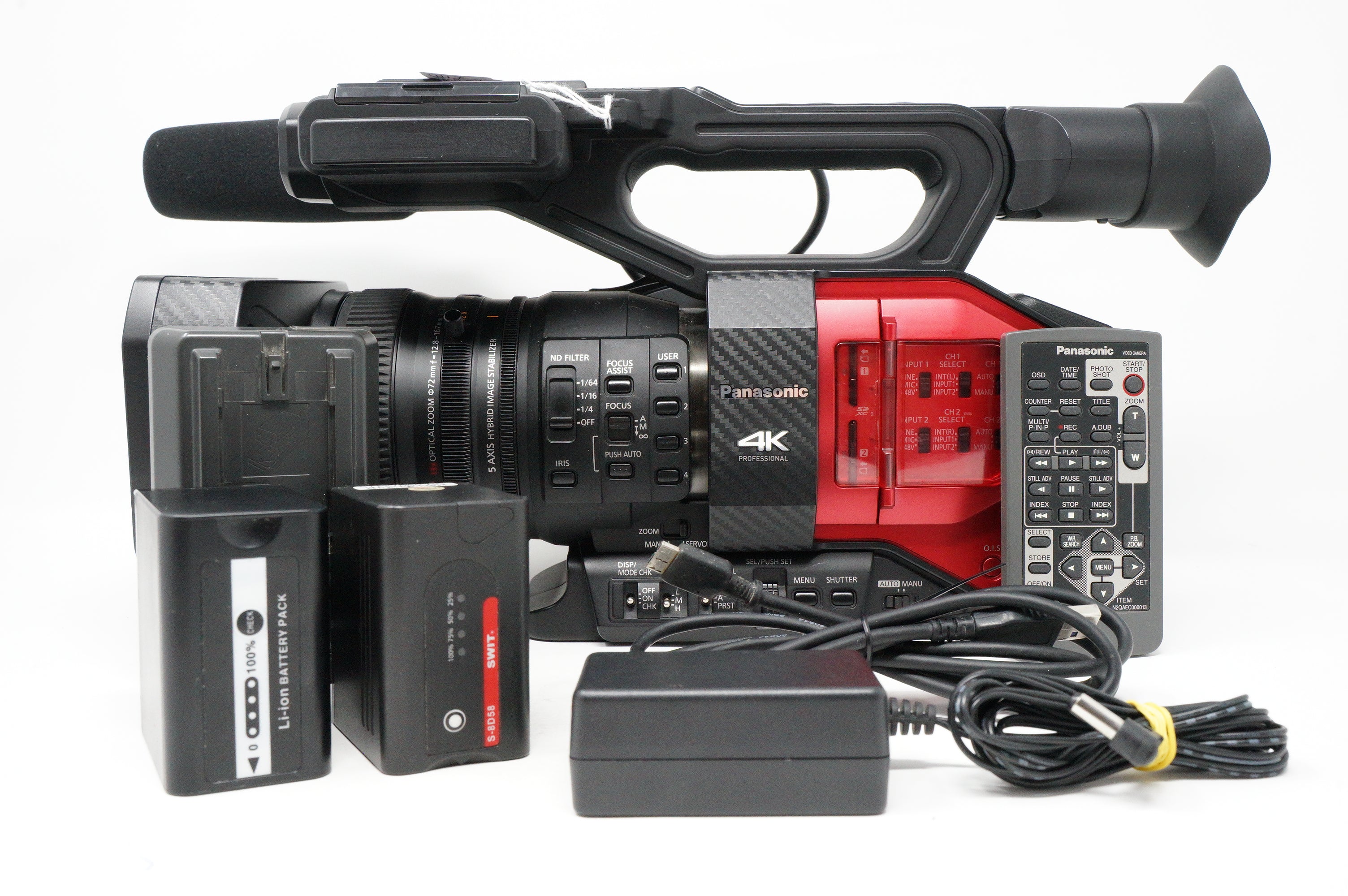 Product Image of Used Panasonic AG-DVX200 4K Camcorder + 2 x 256 GB SD cards Speck on sensor(391 hours)(SH38430)