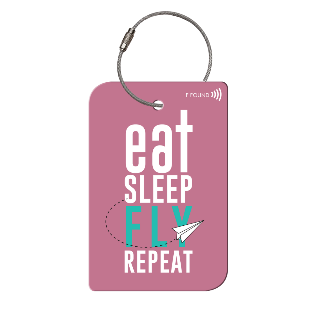 Retreev SMART Tag - Eat sleep fly repeat