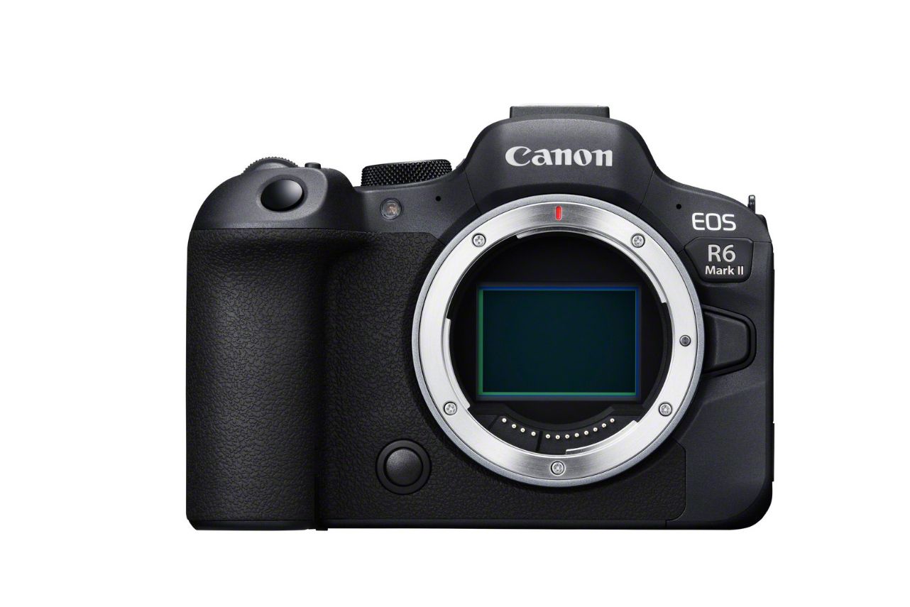 Canon EOS R6 Mark II Body Only - Product Photo 1 - Front view of the camera with sensor visible