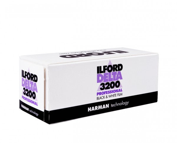 Product Image of Ilford Delta Pro 3200 ASA Medium Format 120 Roll Film Black and White Print Film