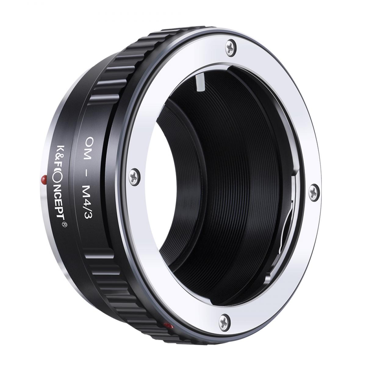 K&F Concept OM to Micro 4/3 Adapter, Manual Lens Mount Olympus Zuiko OM Lens to Micro Four Thirds MFT M4/3 Cameras  KF06.145