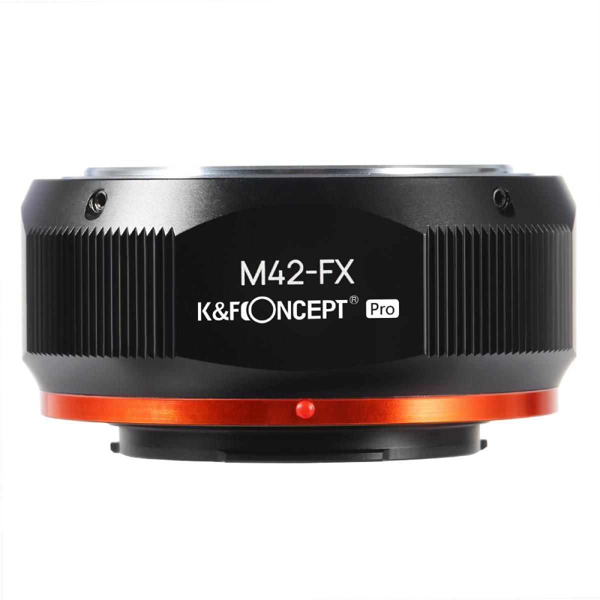 K&F Concept M42 to Fuji X Lens Mount Adapter for M42 Screw Mount Lens to Fujifilm Fuji X-Series X FX Mount Mirrorless Cameras KF06.434