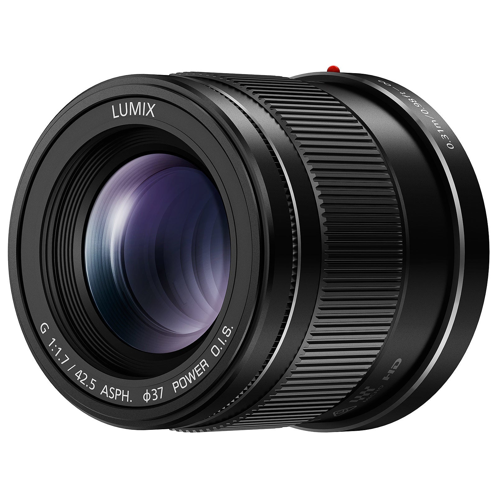 Panasonic Lumix G 42.5mm F1.7 Asph. O.I.S. Lens - black