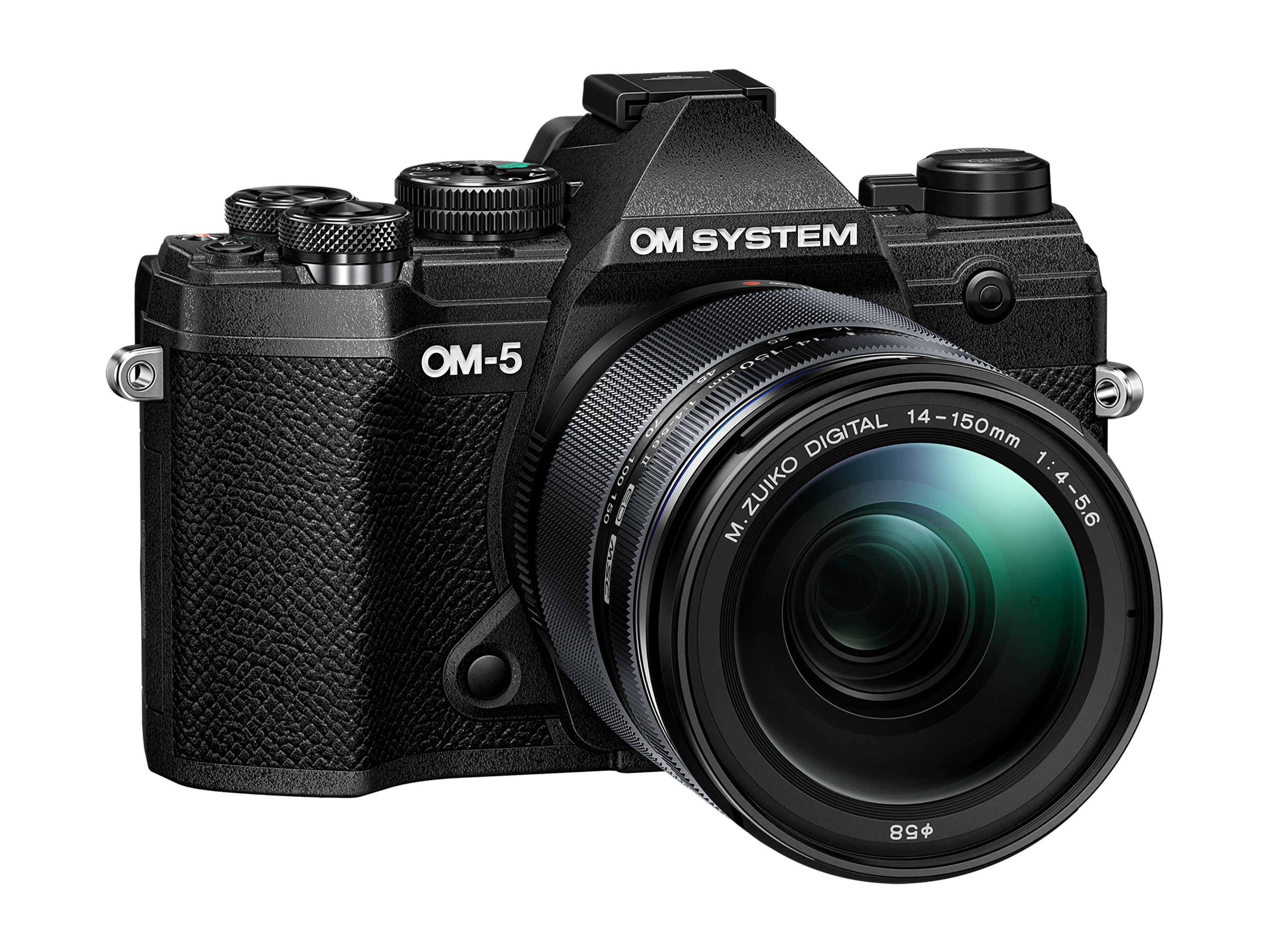 Mirrorless OM-5 Camera with System Silver OM L Olympus 12-45mm Digital