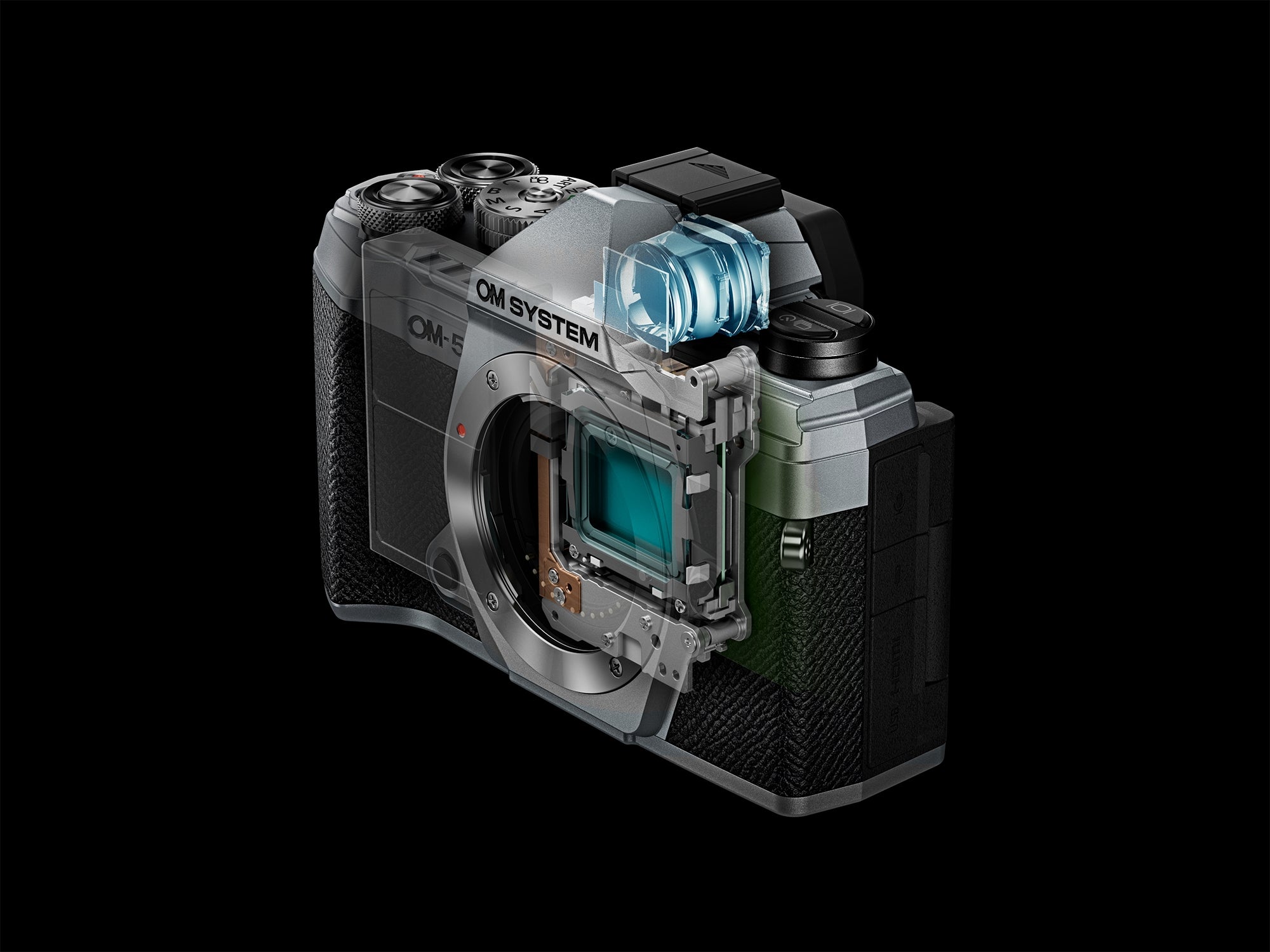Olympus OM System Camera Silver OM-5 12-45mm Mirrorless Digital with L