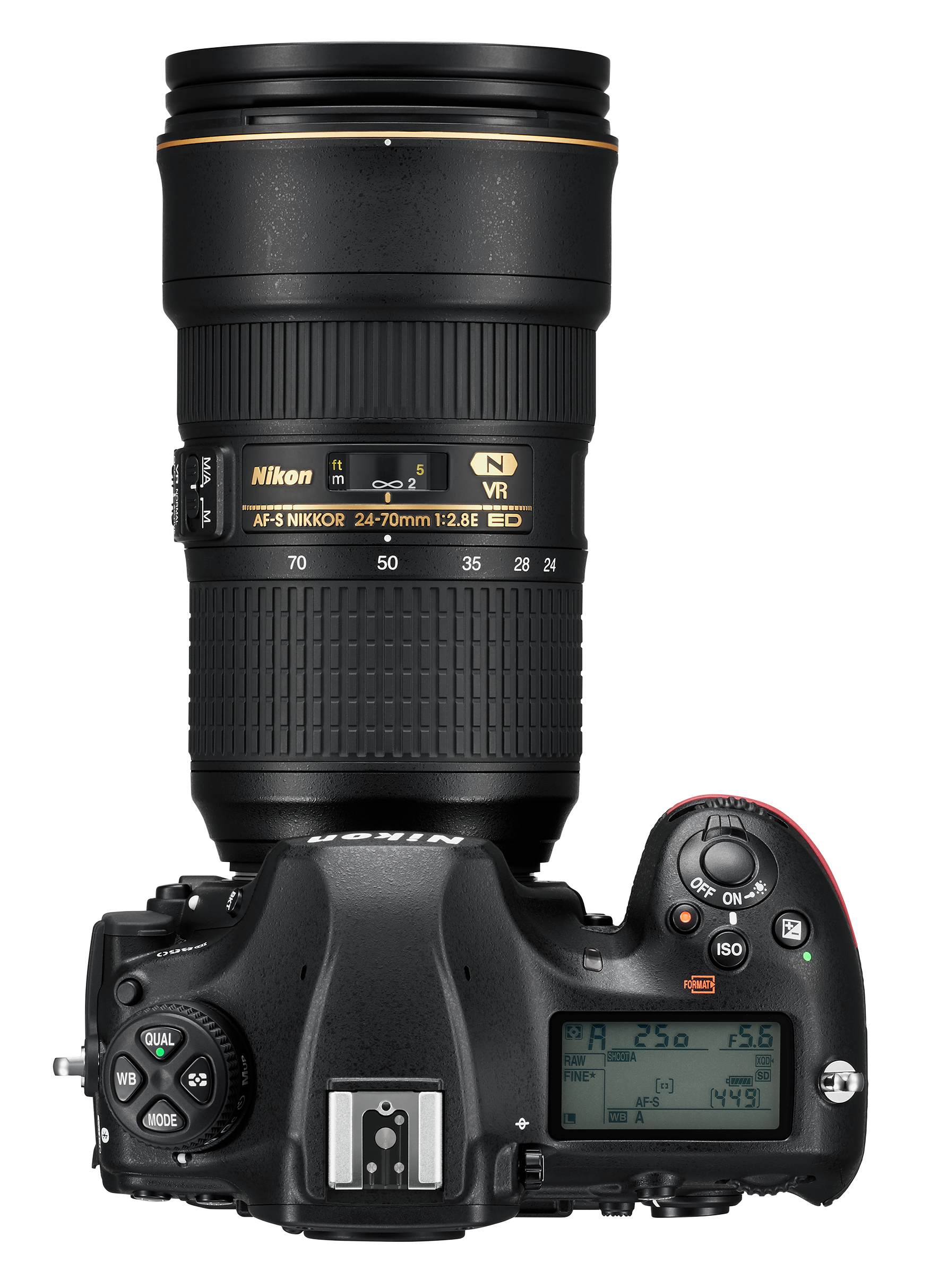 Nikon D850 DSLR Camera Body - 45.4MP, 4K Video, 8K time-lapse recording