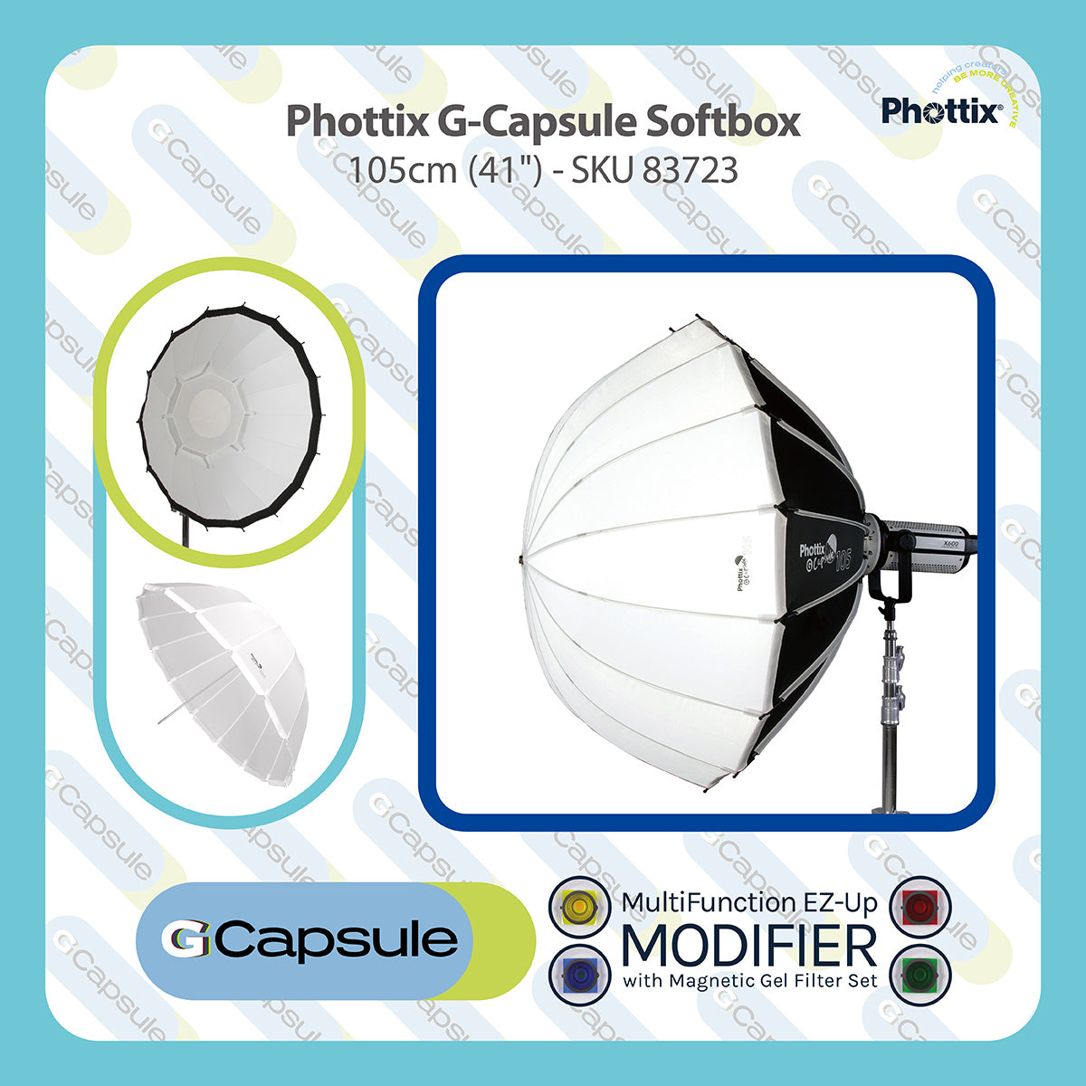 Phottix G-Capsule Multi-Function Softbox 105cm (41")