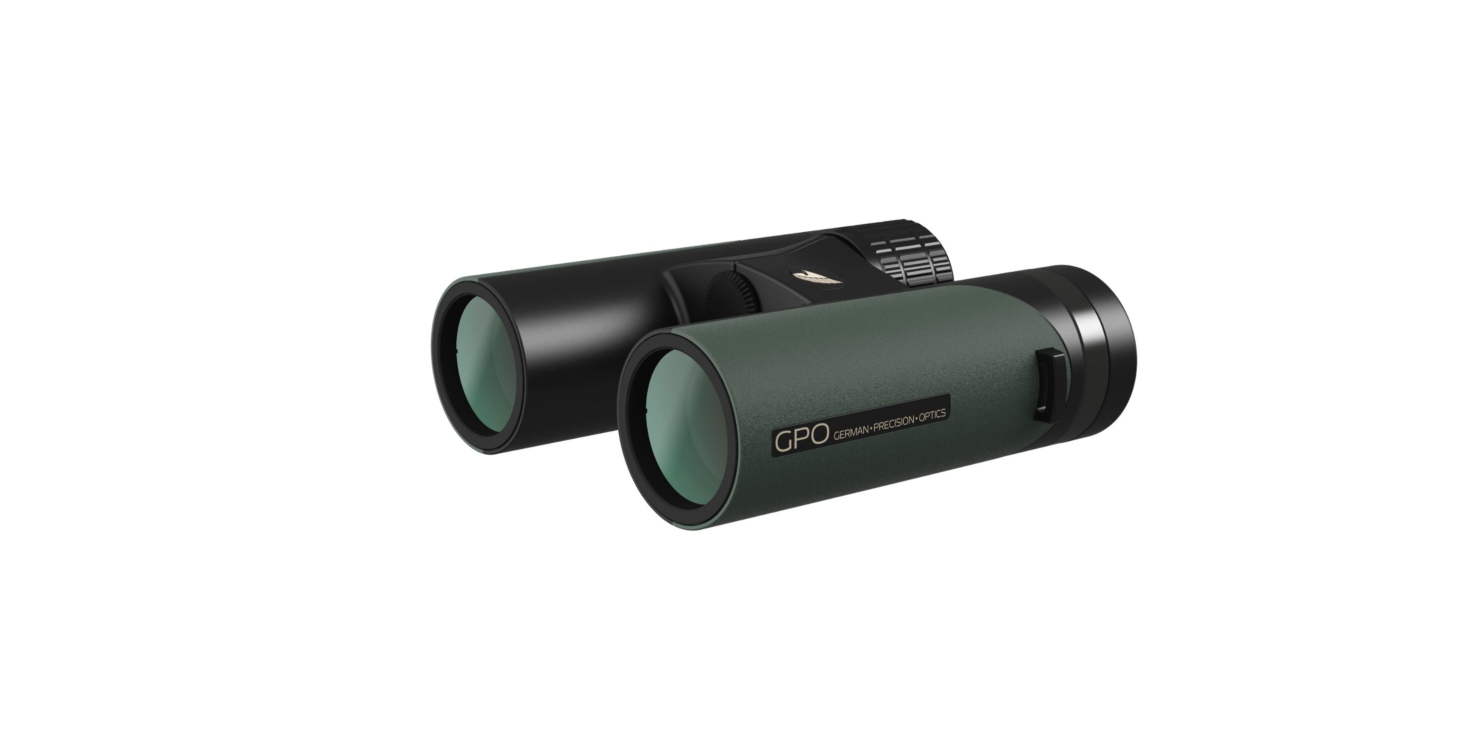 GPO Passion ED 10x32 Binoculars - Black/Green