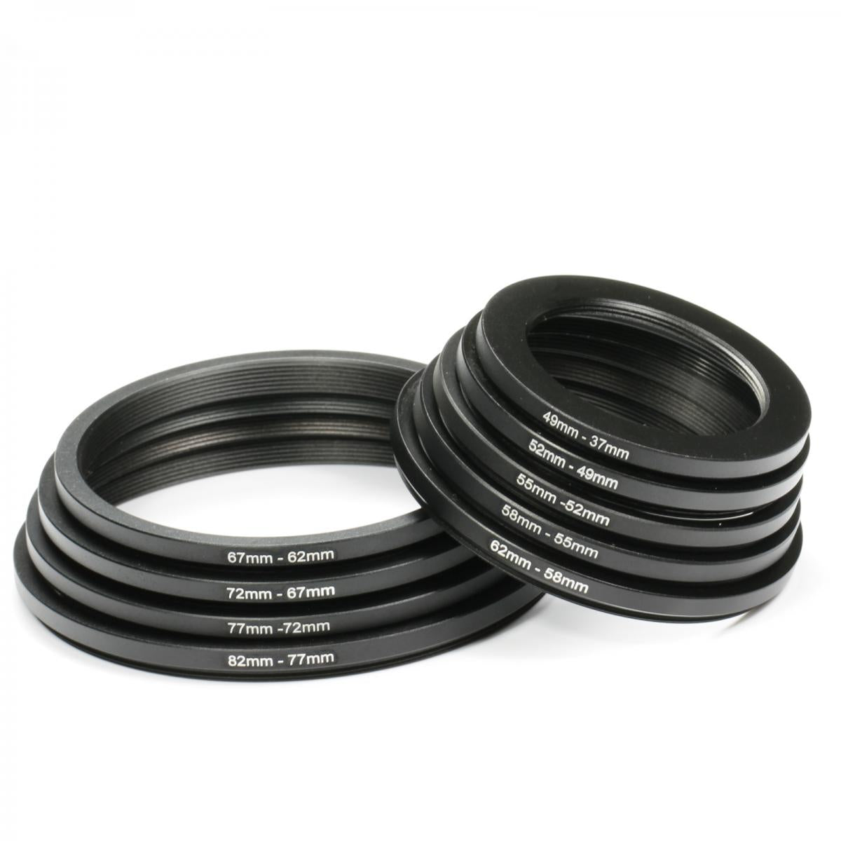 Product Image of 18 in 1 Lens Filter Step Ring Set 9pcs Step Up Rings & Step Down Rings