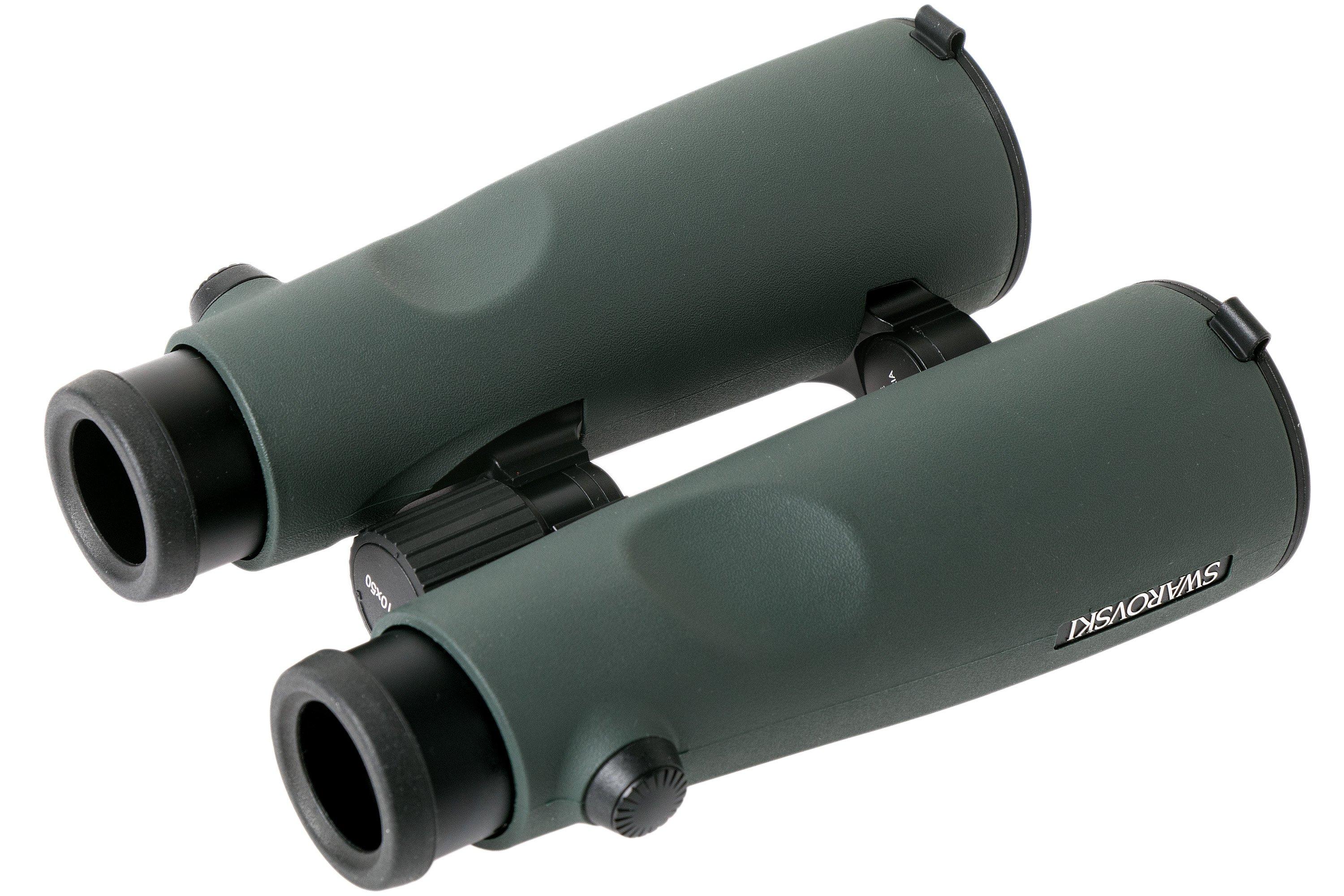 Swarovski 10x50 EL50 FieldPro Binoculars (Green) - Product Photo 9 - View of the bottom of the binoculars with hand grips visible