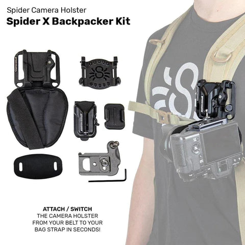 Spider Camera Holster Spider X Camera Holster Backpacker Kit