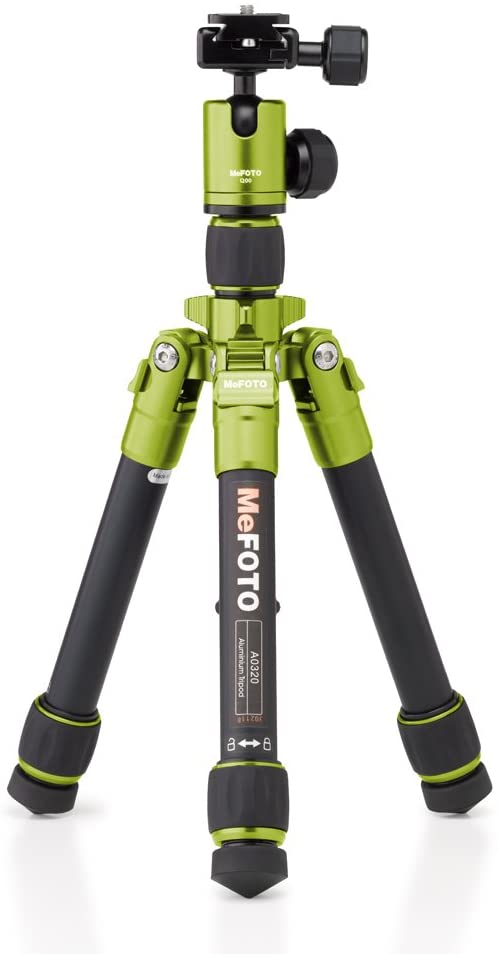 Product Image of MeFOTO DayTrip Compact Tripod Kit with 2 Section Aluminium Legs - Green