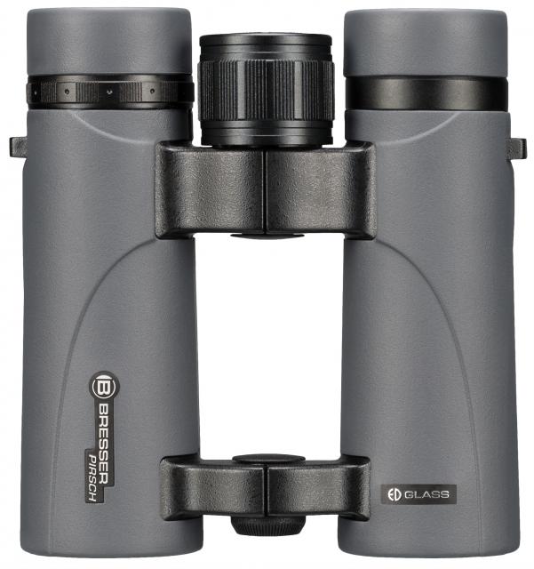 Bresser Pirsch ED 10x34 Binoculars Phase Coated - Grey