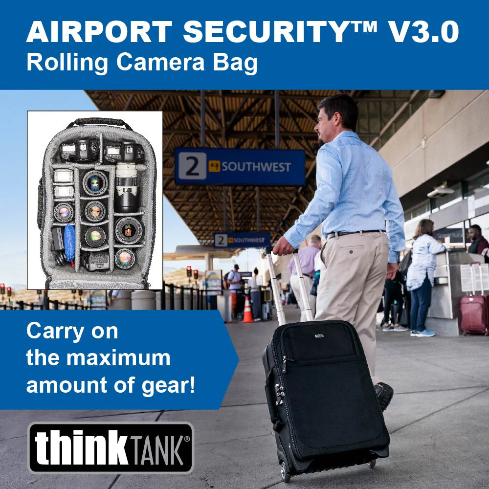 Think Tank Photo Airport Security V3.0 Carry On Camera bag (Black)