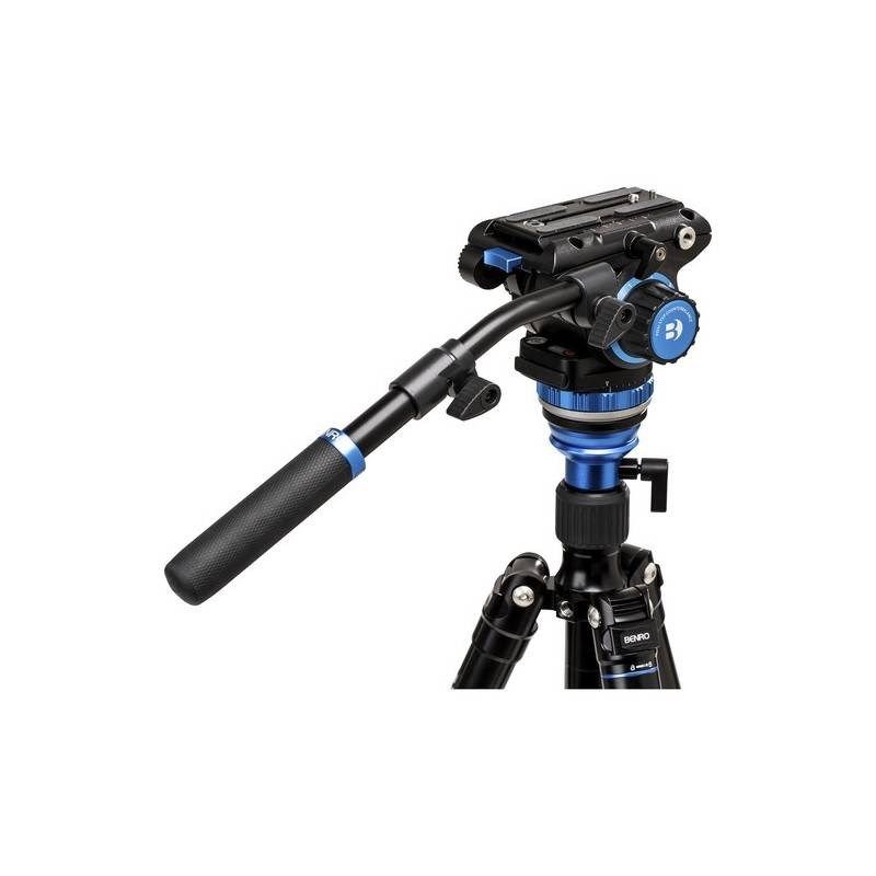 Product Image of Benro S6 PRO Flat Base Fluid Video Tripod Head 6KG Payload