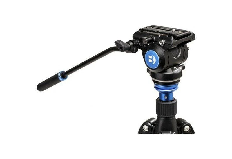 Benro S4 Pro Flat Base Fluid Video Tripod Head 4kg Payload