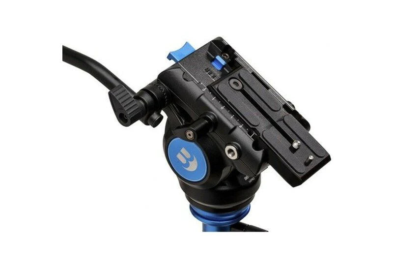 Benro S4 Pro Flat Base Fluid Video Tripod Head 4kg Payload