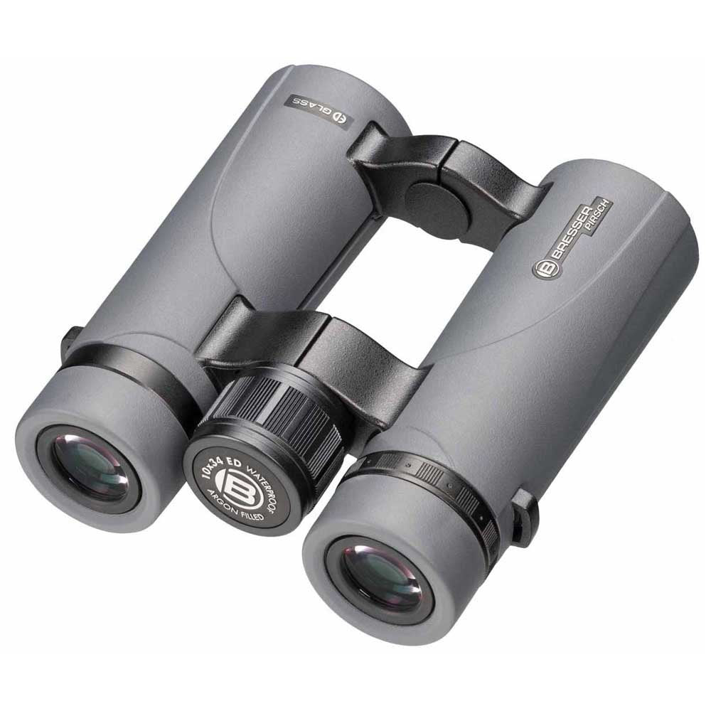 Bresser Pirsch ED 10x34 Binoculars Phase Coated - Grey