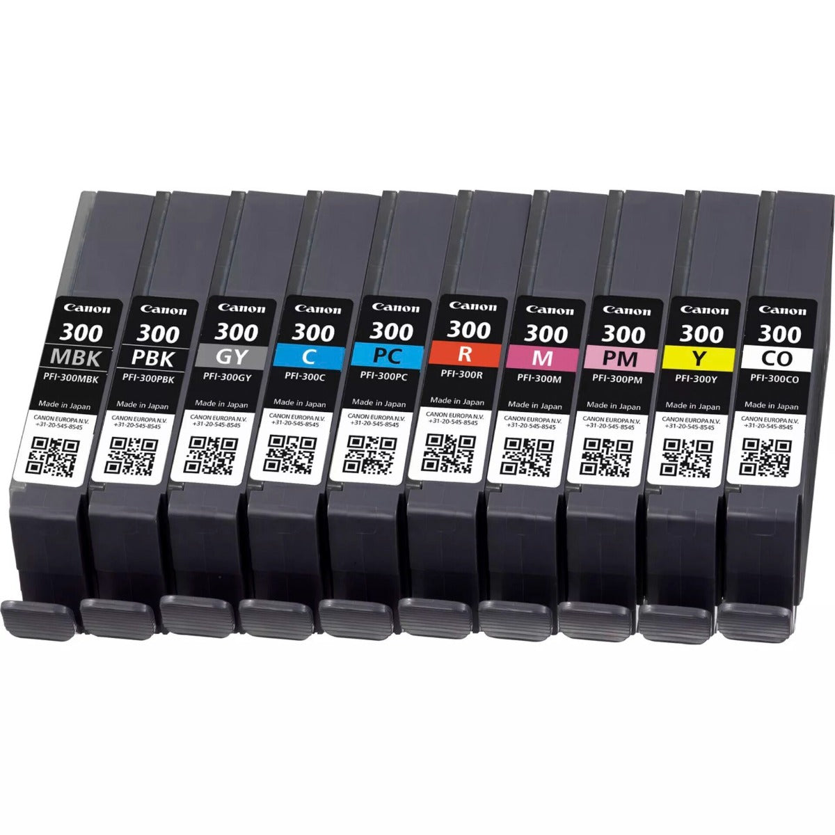 Canon PFI-300 10 Ink Multi pack for Pro 300 Printer - MBK/PBK/C/M/Y/PC/PM/R/GY/CO