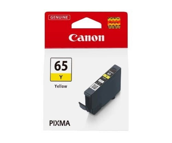 Canon CLI-65Y Original Ink Cartridge Photo Yellow for PIXMA PRO-200 Printer - Product Photo 2 - Front View