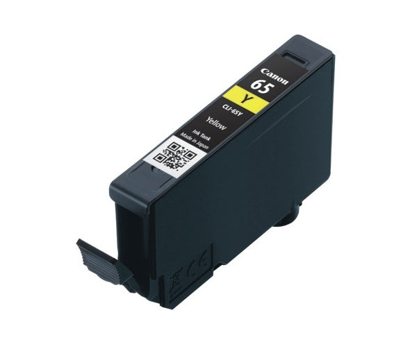 Canon CLI-65Y Original Ink Cartridge Photo Yellow for PIXMA PRO-200 Printer - Product Photo 1 - Side View