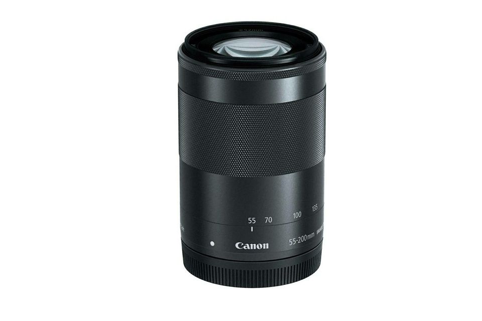 Canon EF-M 55-200mm F4.5-6.3 IS STM Lens - Product Photo 4 - Side view