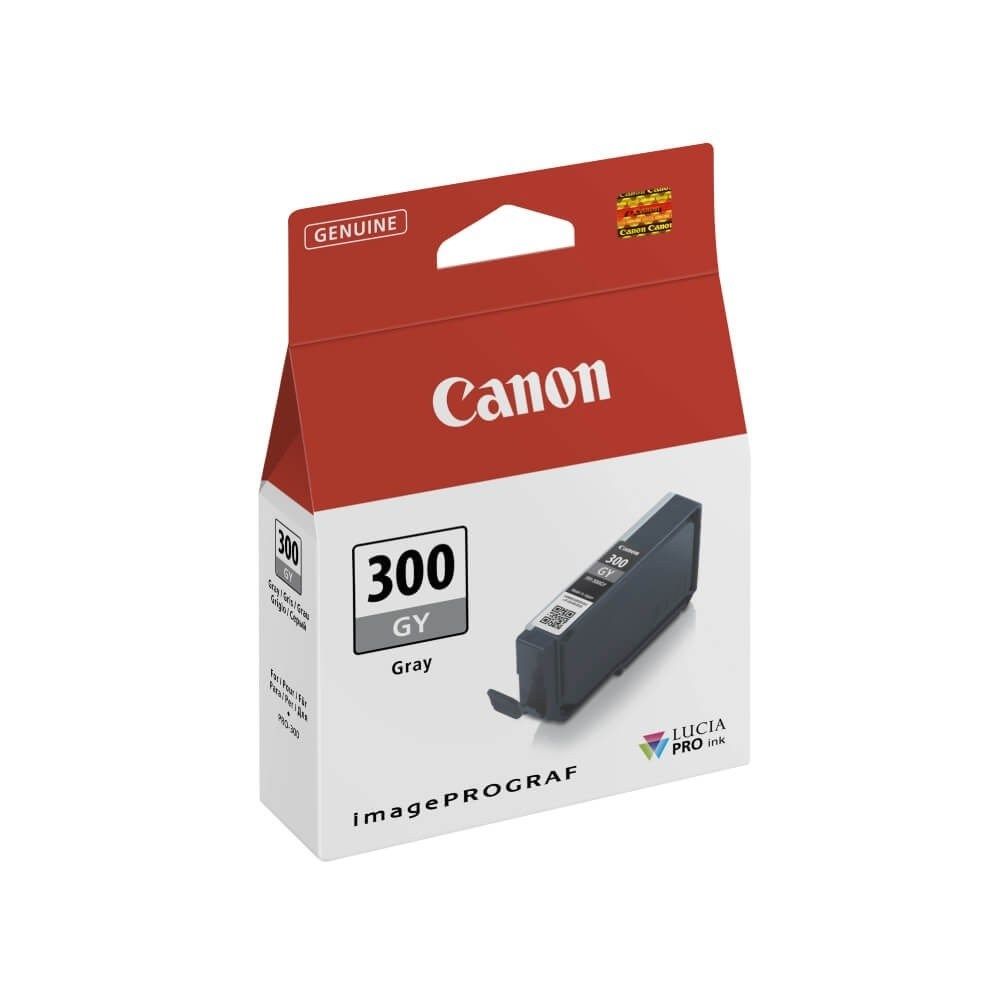 Canon PFI-300 Ink Cartridge - Grey - Inkjet - 236 Pages